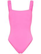 Beth Richards Scrunchie One-piece Swimsuit - Pink