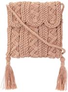 Carrie Forbes Crocheted Youssef Bag - Pink