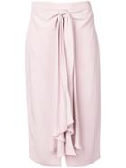 Giorgio Armani Tie Detail Skirt - Pink