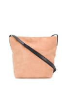 Ann Demeulemeester Embossed Logo Crossbody Bag - Pink