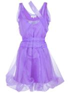 Gloria Coelho Bell Shaped Dress - Pink & Purple