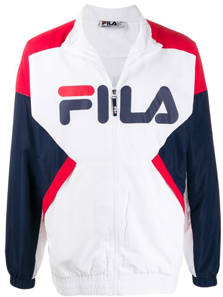 Fila Oliviero Windbreaker Jacket - White