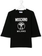 Moschino Kids Logo Patch T-shirt - Black