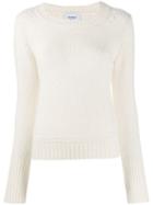 Dondup Round Neck Knitted Sweater - Neutrals