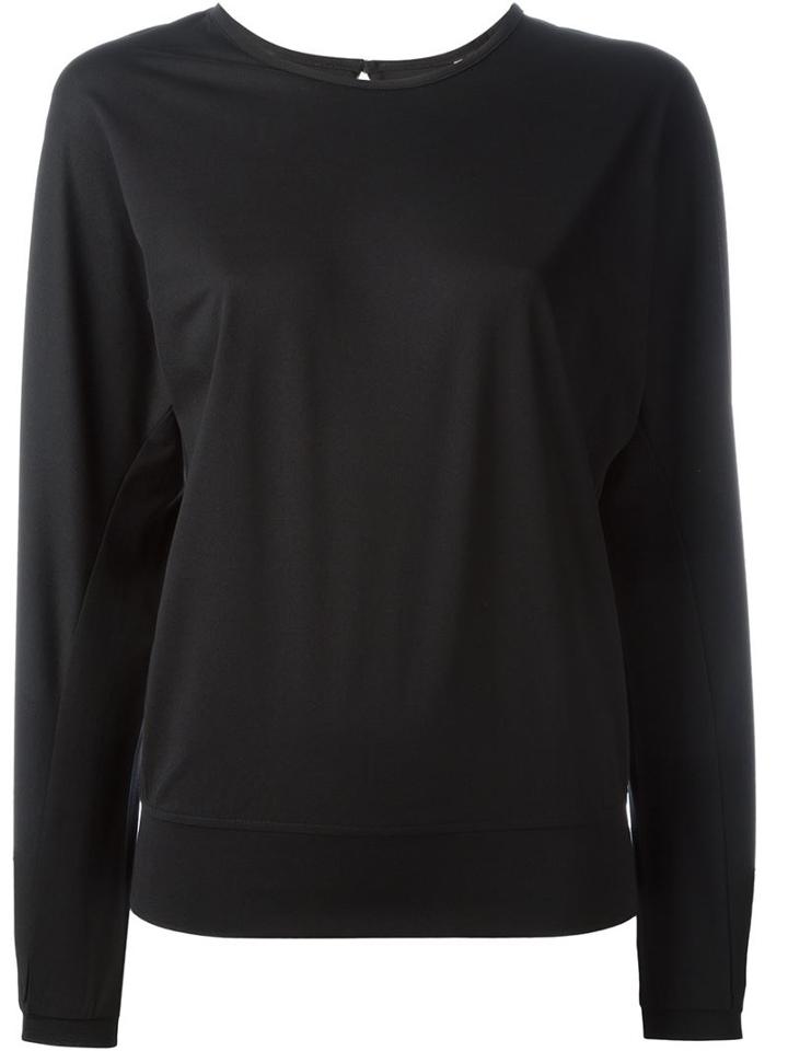 Y-3 Open Back Sweatshirt, Women's, Size: Small, Black, Polyester/cotton