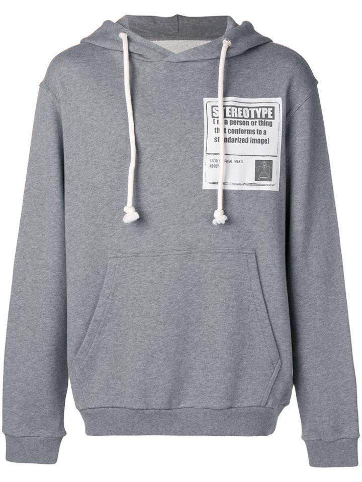 Maison Margiela Stereotype Hoodie - Grey