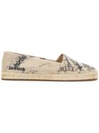 Burberry Doodle Print Espadrilles - Nude & Neutrals