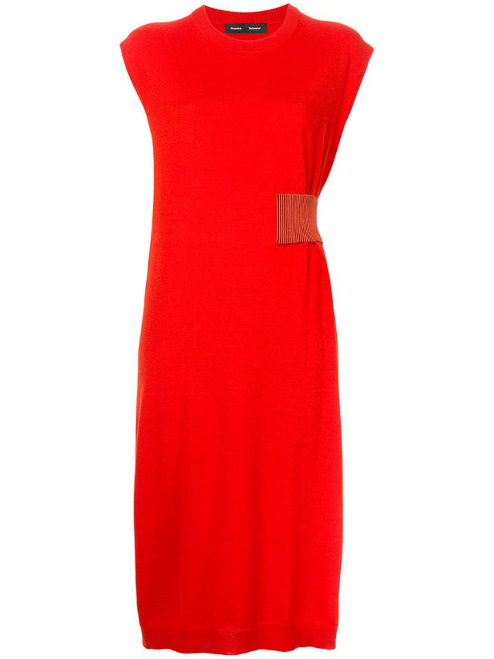 Proenza Schouler Sleeveless Midi Dress - Red