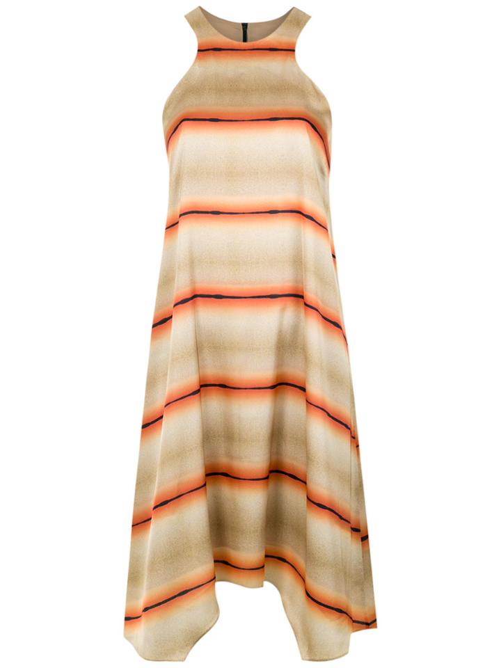 Mara Mac Halterneck Striped Dress - Unavailable