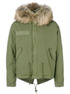 Mr & Mrs Italy - Short Parka Coat - Men - Cotton/lamb Skin/polyester/polypropylene - S, Green, Cotton/lamb Skin/polyester/polypropylene