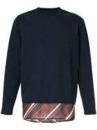 Kolor Striped Sweatshirt - Blue