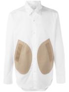 Ganryu Comme Des Garcons Patch Pocket Shirt, Men's, Size: Small, White, Cotton