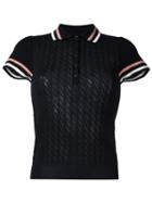 Red Valentino Shortsleeved Polo Shirt, Women's, Size: Xs, Black, Virgin Wool