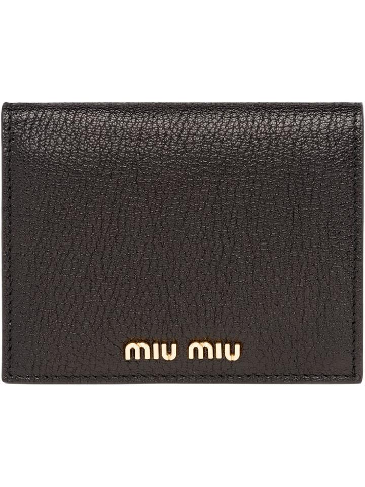 Miu Miu Bifold Wallet - Black