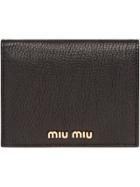 Miu Miu Bifold Wallet - Black