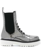 Dolce & Gabbana Utility Boots - Metallic
