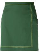 Brognano Chain Detail Mini Skirt - Green