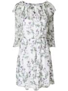 Blumarine Floral Print Dress - White
