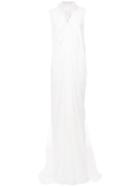 Rick Owens Tulle Layered Gown - White