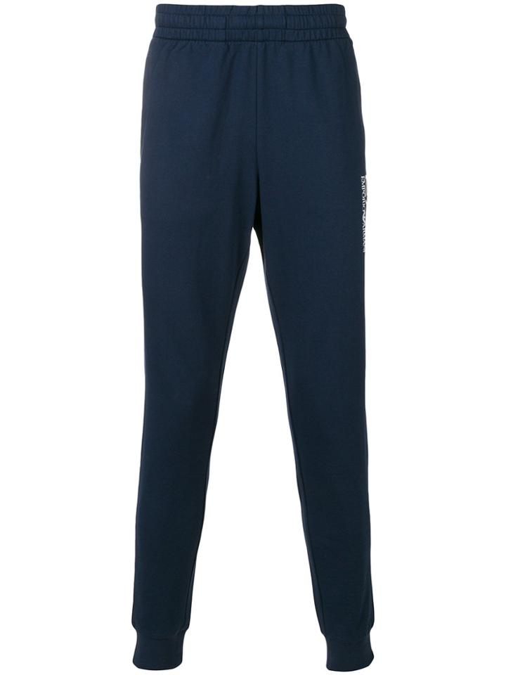 Ea7 Emporio Armani Logo Tracksuit Bottoms - Blue