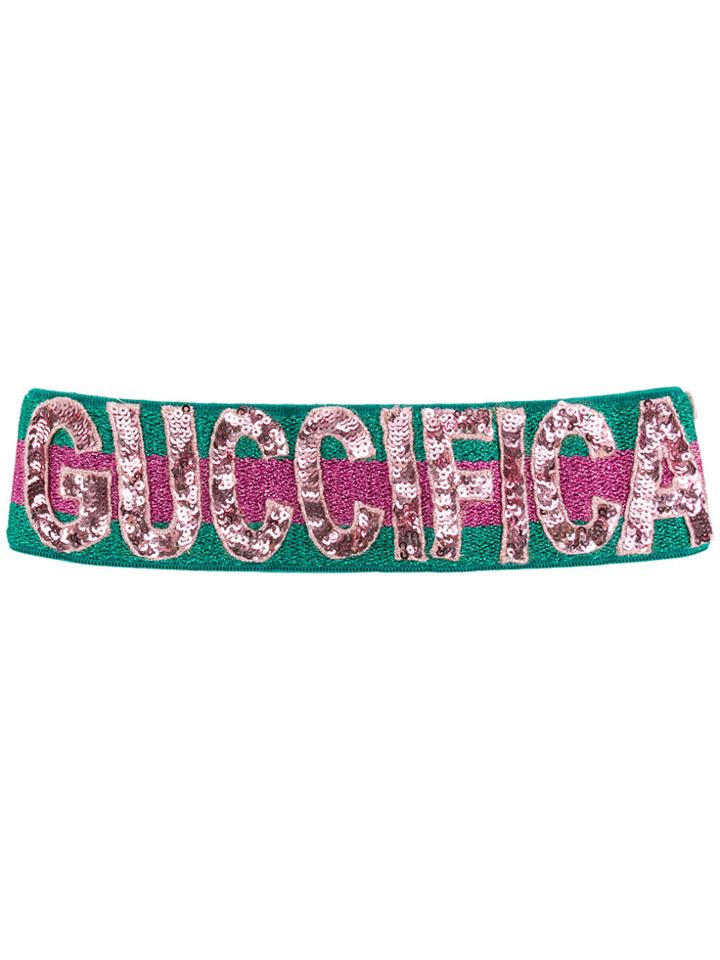 Gucci Guccifica Hairband - Green