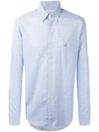 Etro - Micro Print Shirt - Men - Cotton - 38, Blue, Cotton