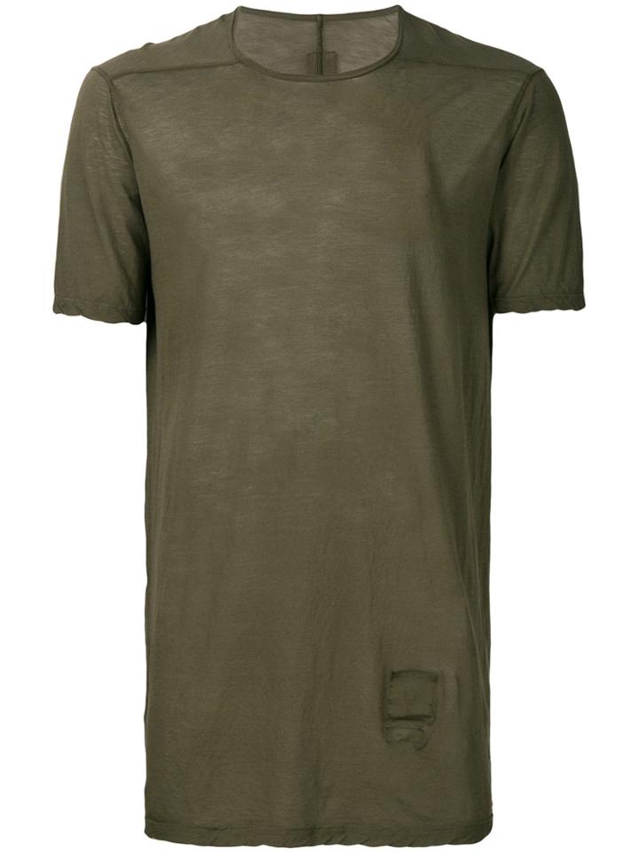 Rick Owens Drkshdw Longline T-shirt - Green
