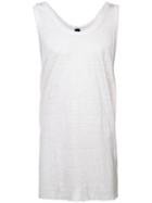 Osklen - Classic Tank Top - Men - Linen/flax - M, White, Linen/flax