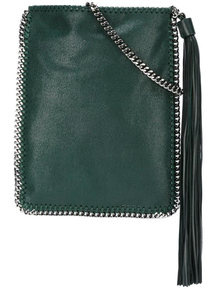 Stella Mccartney 'falabella' Flat Crossbody Bag, Women's, Green