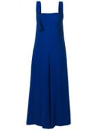 Sportmax Wide-leg Jumpsuit, Women's, Size: 44, Blue, Acetate/viscose/spandex/elastane