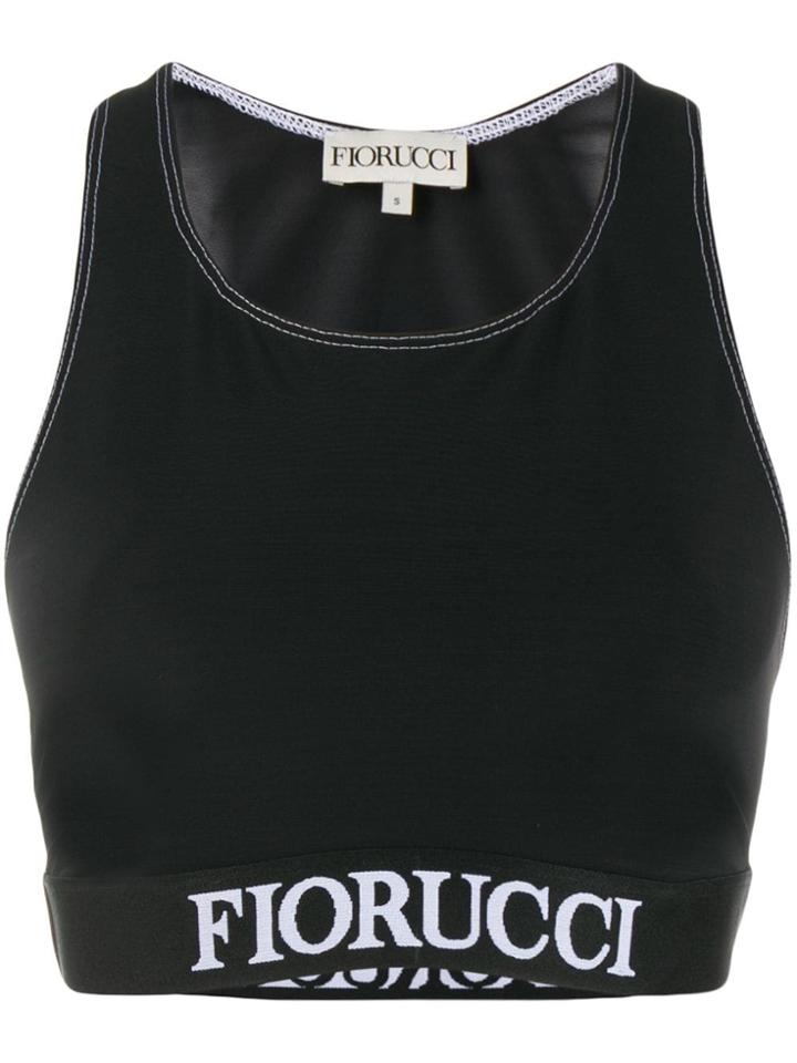 Fiorucci Racerback Sport Tank Top - Black