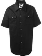 Telfar Short Sleeve Wide Fit Button Down Shirt