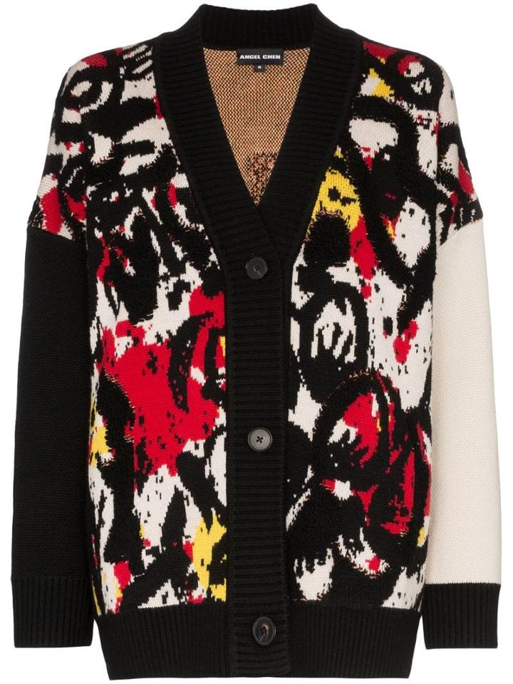 Angel Chen Paint Splatter Cardigan - Multicoloured