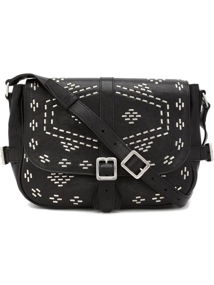 Saint Laurent Besace Satchel, Women's, Black, Leather