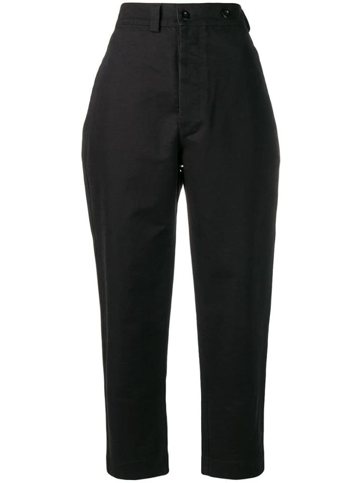 Margaret Howell Tapered Fit Trousers - Black