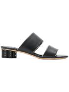 Salvatore Ferragamo Classic Strappy Mules - Black