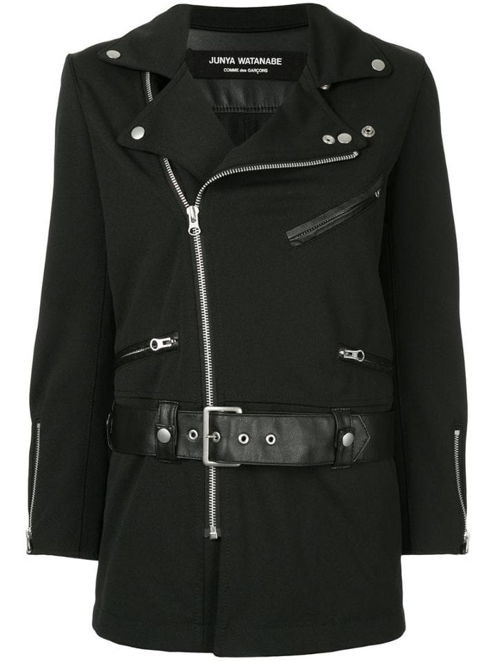 Junya Watanabe Comme Des Garçons Pre-owned Zipped Fitted Biker Jacket