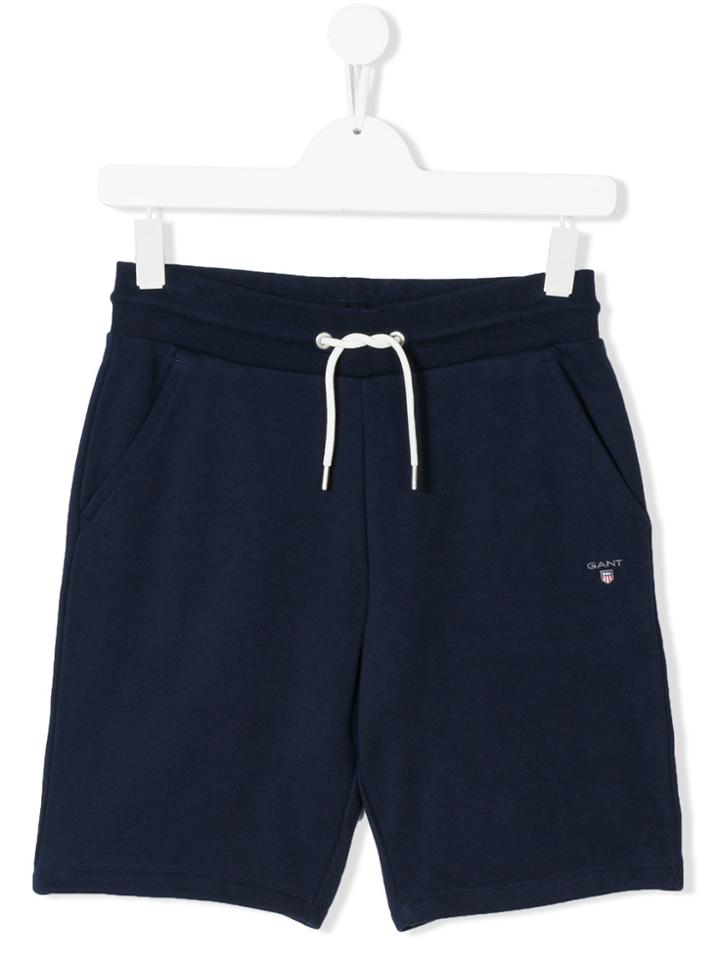 Gant Kids Drawstring Lounge Shorts - Blue