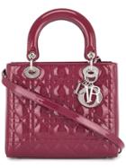 Christian Dior Vintage Lady Cannage Tote - Red