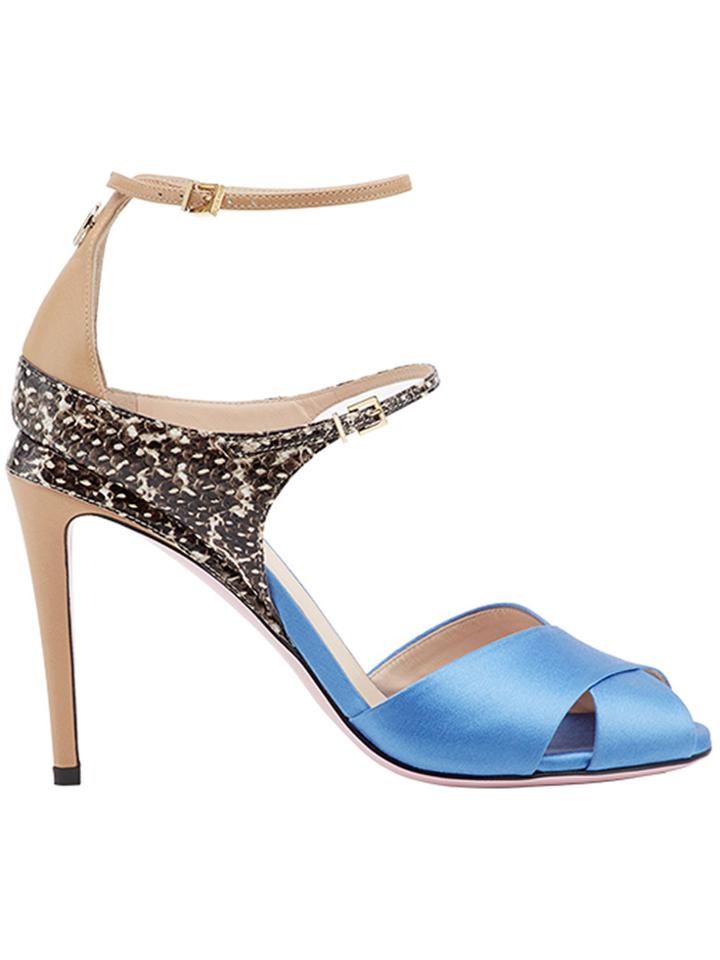 Fendi Colour Block Sandals - Blue
