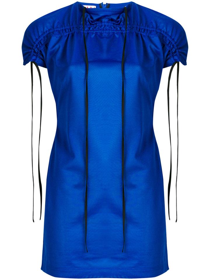 Marni Ruched Tab T-shirt - Blue