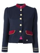 La Condesa 'condesa' Jacket, Women's, Size: 36, Blue, Virgin Wool/polyester/viscose