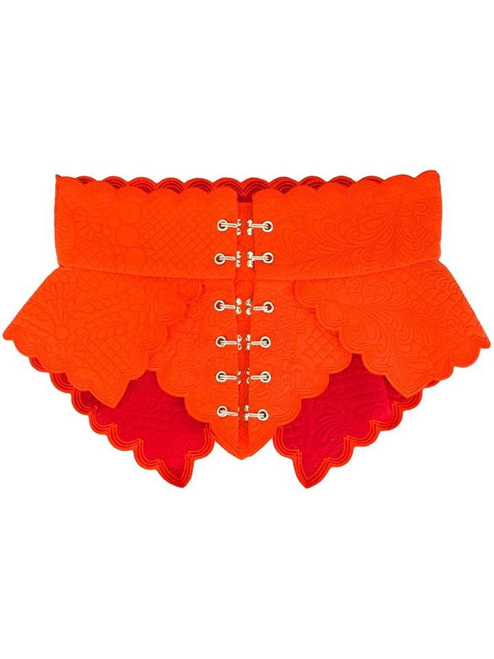 Antonio Berardi Large Textured Belt