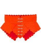Antonio Berardi Large Textured Belt