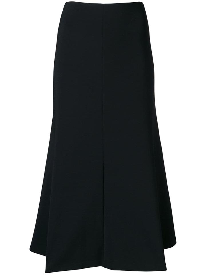 A.w.a.k.e. Flared Midi Skirt - Black