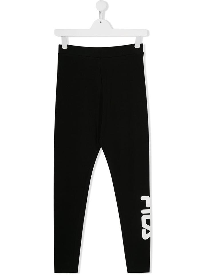 Fila Kids Teen Logo Printed Leggings - Black