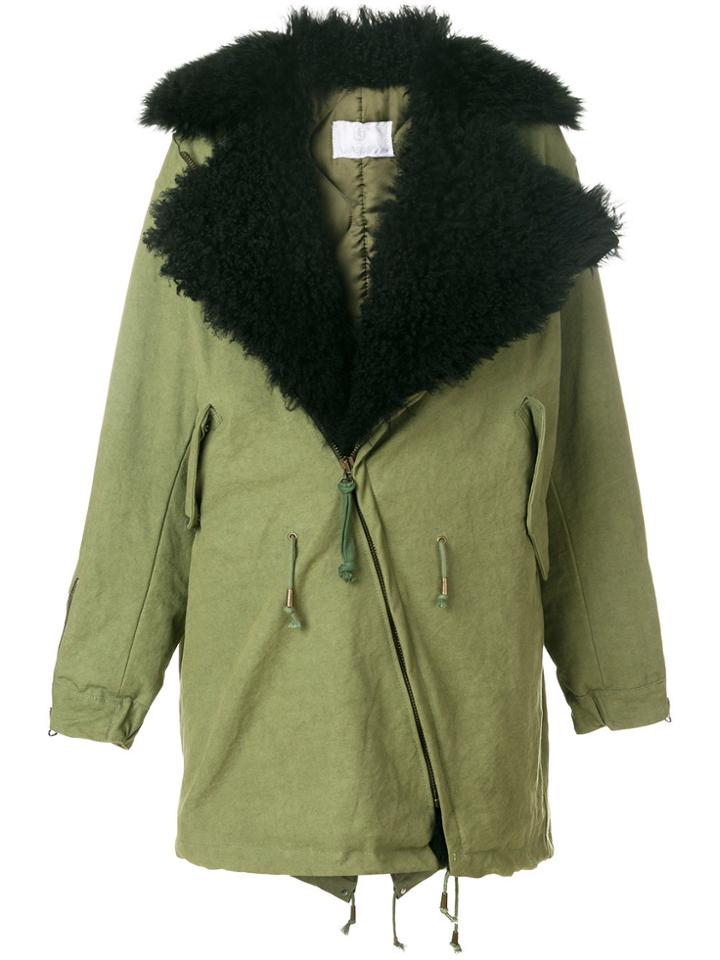 As65 Shearling Parka - Green