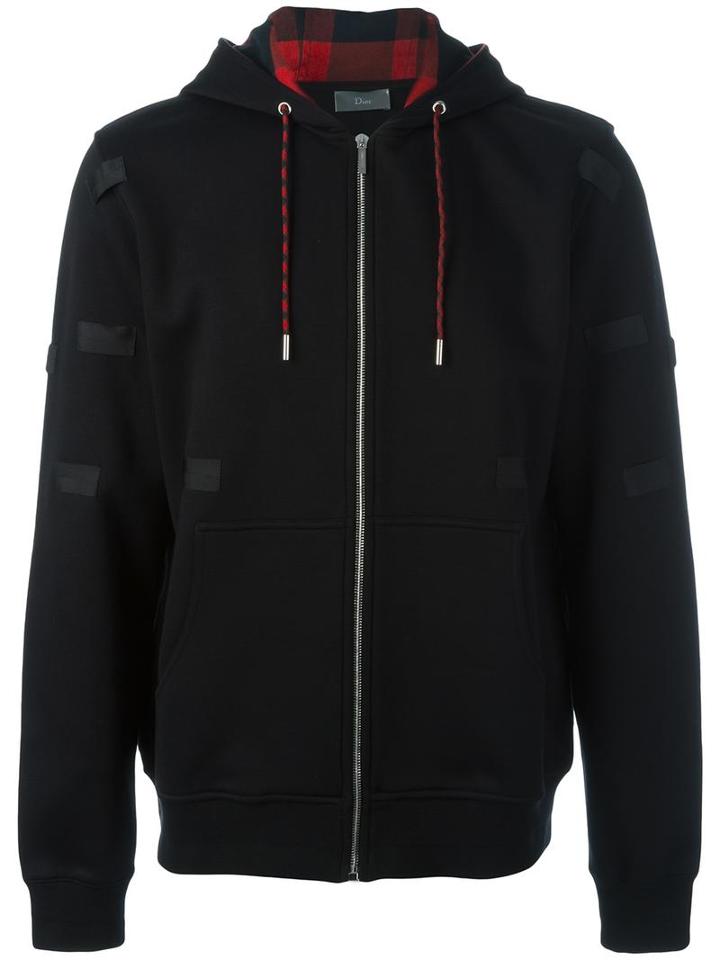 Dior Homme 'ml Z' Hoodie, Men's, Size: Large, Black, Spandex/elastane/viscose/nylon/polyester