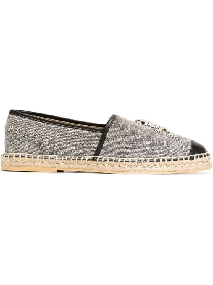 Philipp Plein Logo Plaque Espadrilles