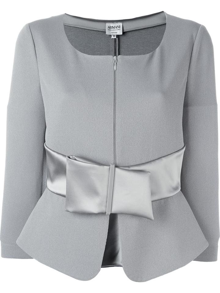 Armani Collezioni Bow Belt Top